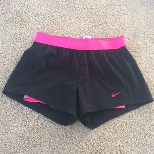 Nike small black combo athletic shorts